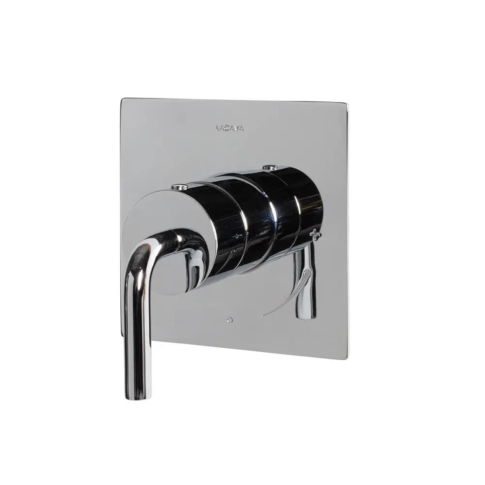 polished chrome shower trim