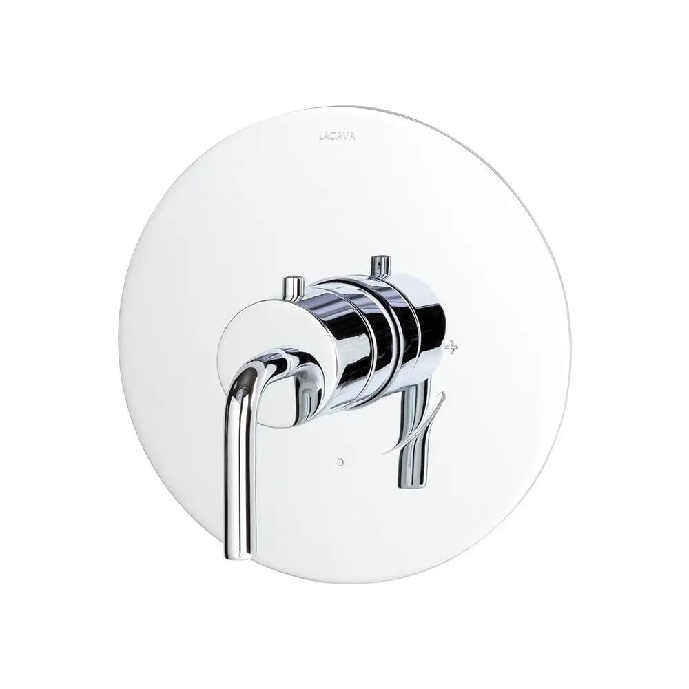 polished chrome shower trim