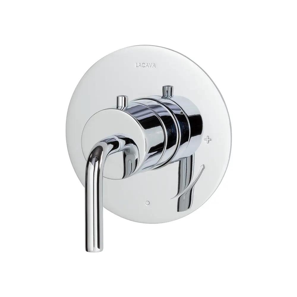 polished chrome shower trim