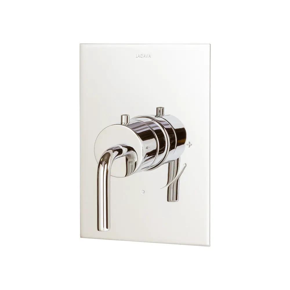 Lacava Cigno Trim Only - Regular Thermostat Flow Rate 10 Gpm by Lacava