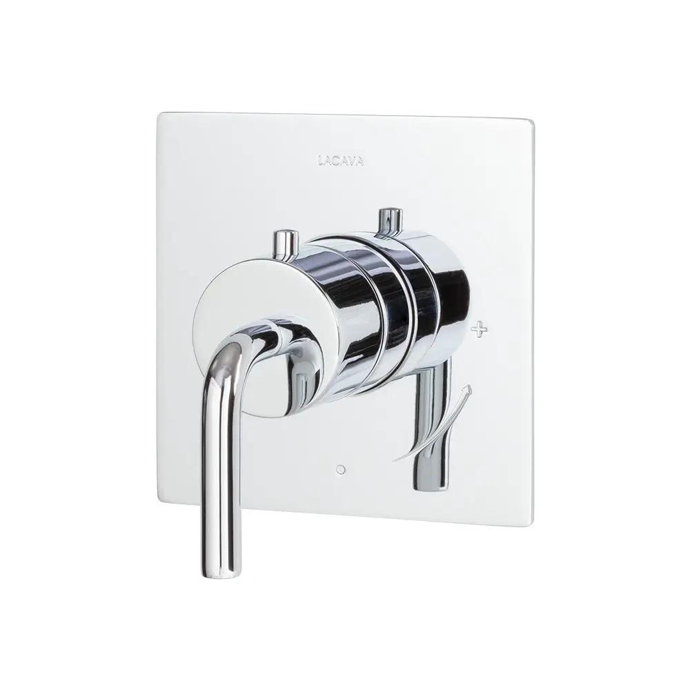 polished chrome shower trim