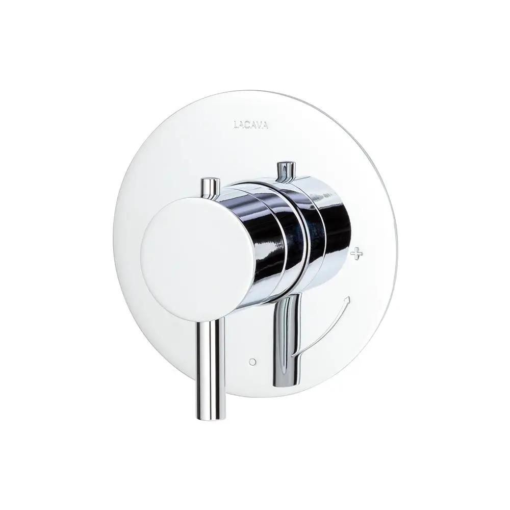 polished chrome shower trim