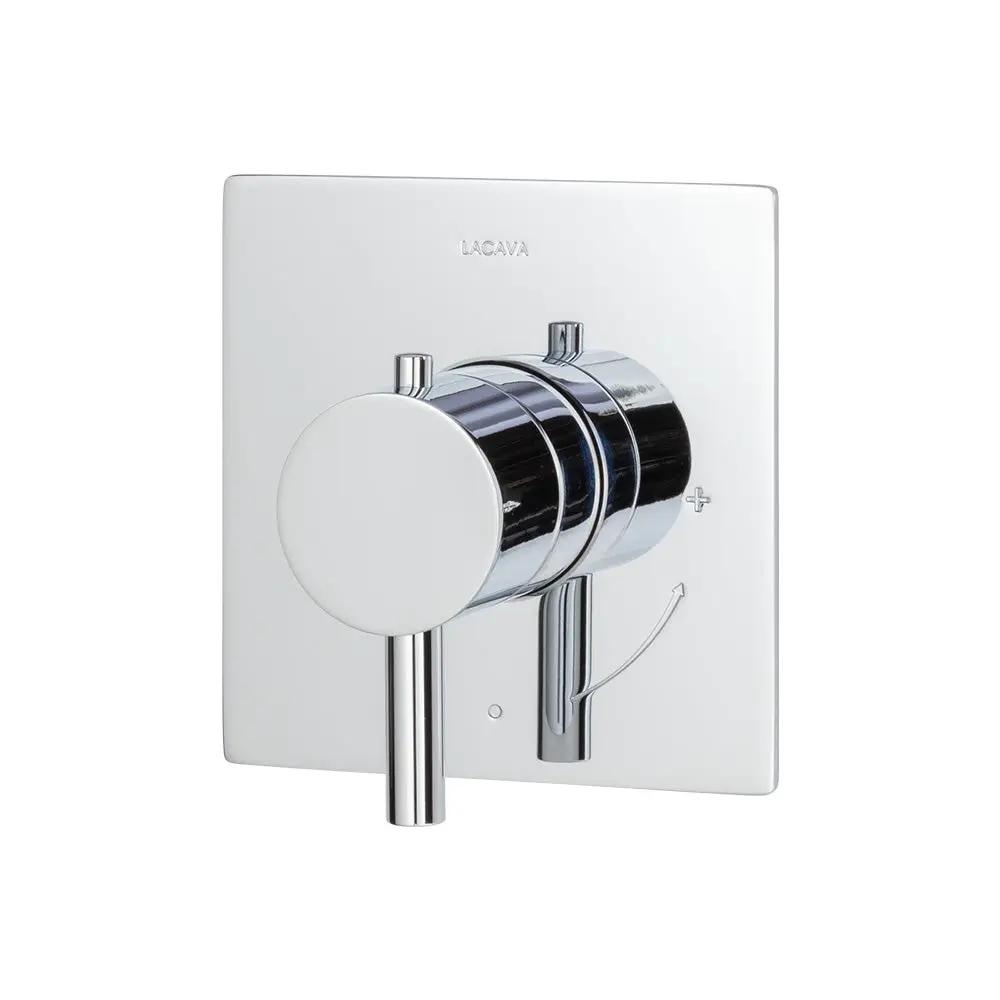 polished chrome shower trim