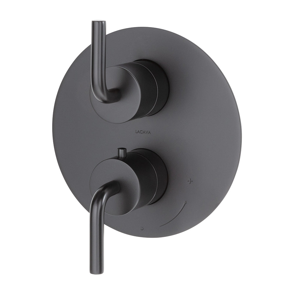Lacava Cigno Trim Only - Thermostat with 1-Way Volume