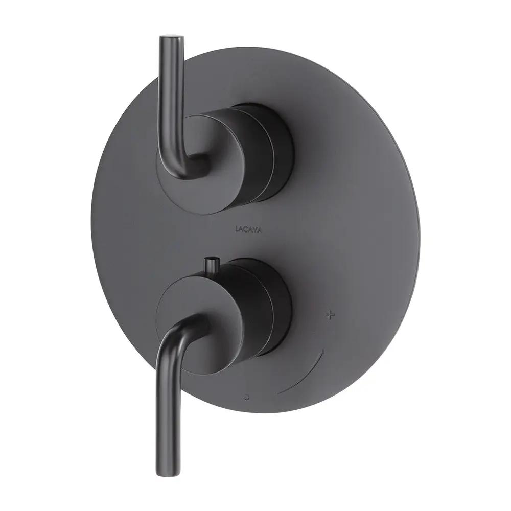 Lacava Cigno Trim Only - Thermostat with 2-Way Diverter + Off by Lacava