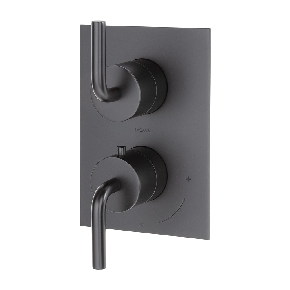Lacava Cigno Trim Only - Thermostat with 1-Way Volume