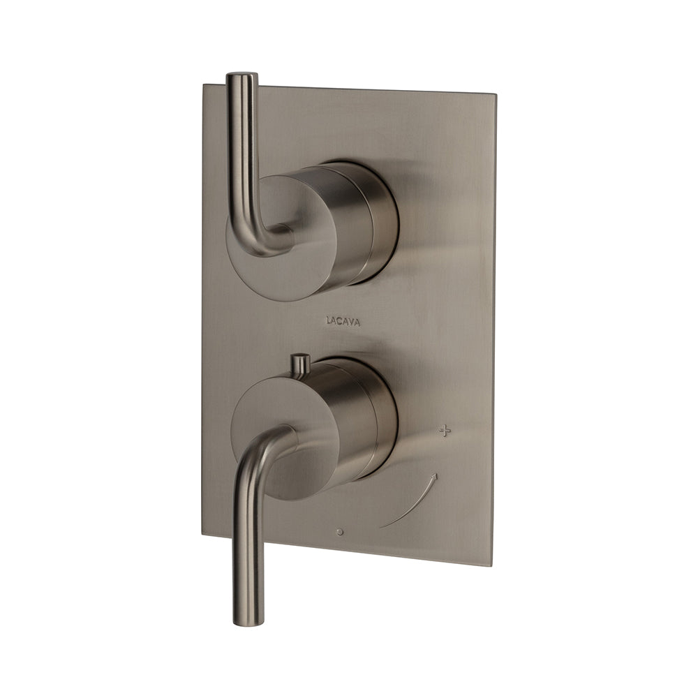 Lacava Cigno Trim Only - Thermostat with 2-Way Diverter + Off by Lacava