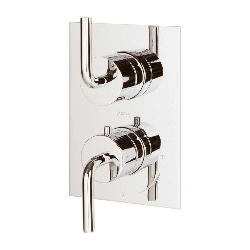 Lacava Cigno Trim Only - Thermostat with 2-Way Diverter + Off by Lacava