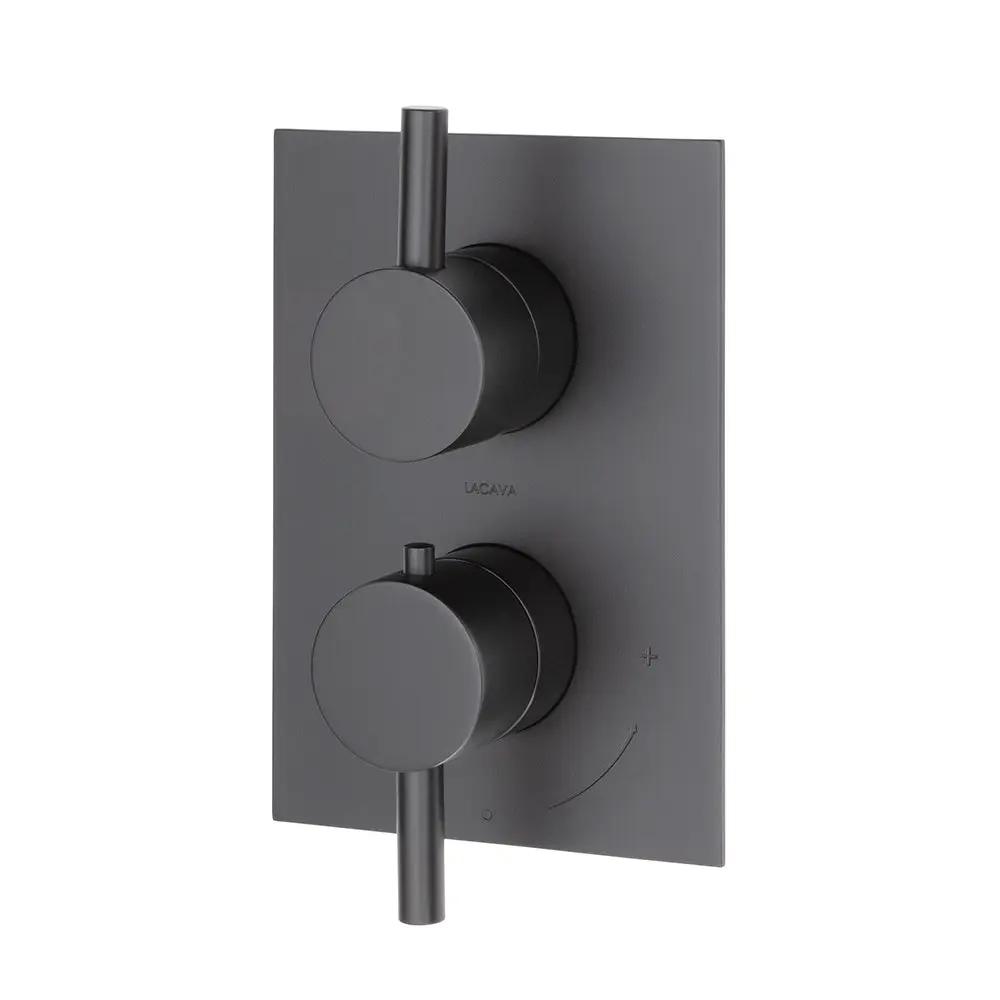Lacava Cigno Trim Only - Thermostatic Valve with 2 Way Diverter + Off by Lacava