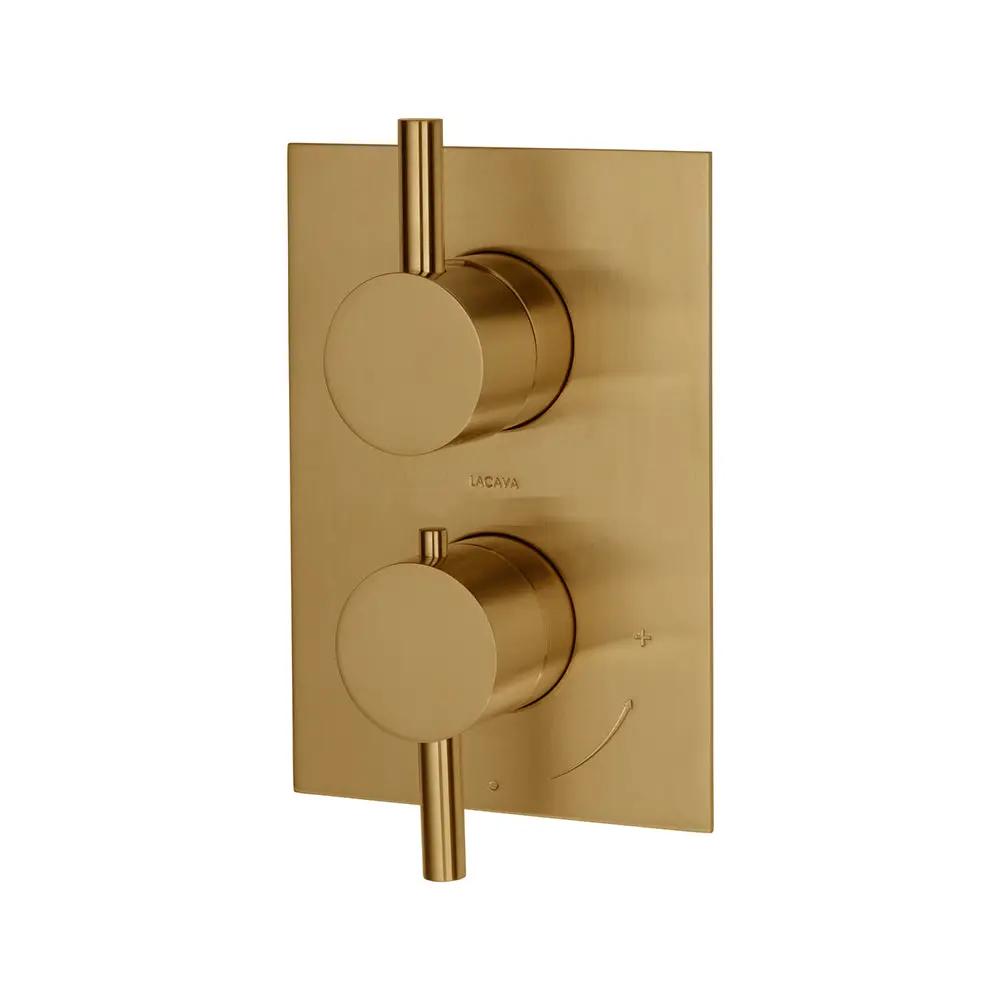 Lacava Cigno Trim Only - Thermostatic Valve with 2 Way Diverter + Off by Lacava