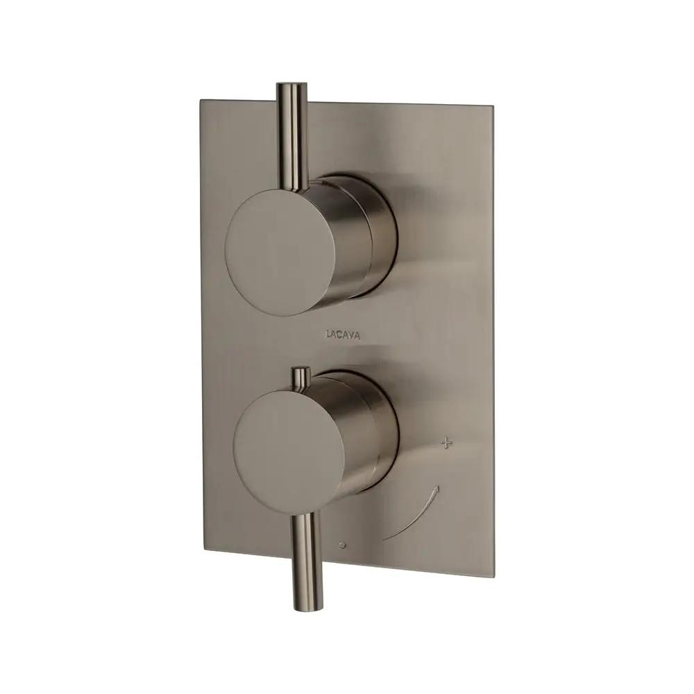 Lacava Cigno Trim Only - Thermostatic Valve with 2 Way Diverter + Off by Lacava
