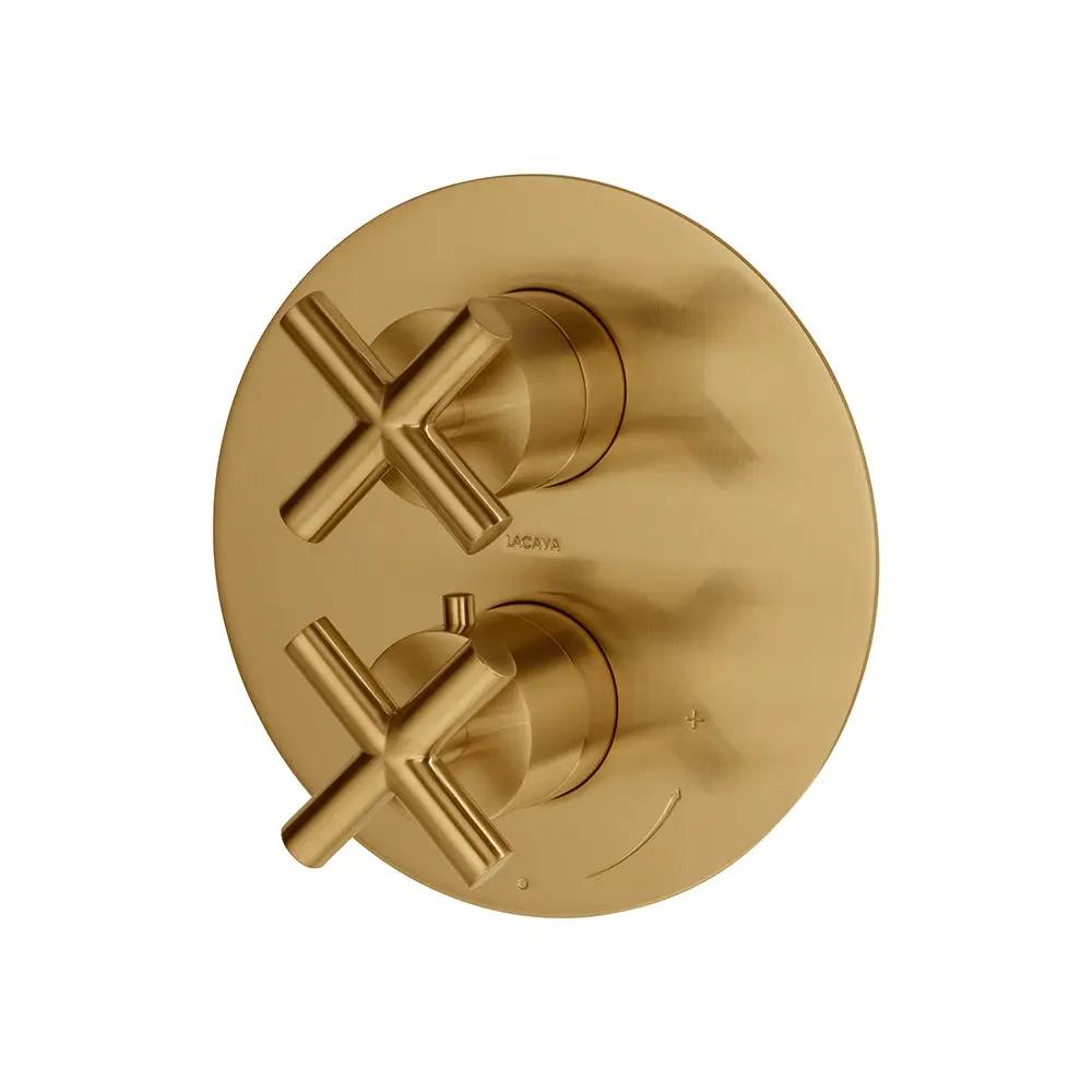 Lacava Cigno Trim Only - Thermostatic Valve with 2 Way Diverter + Off by Lacava
