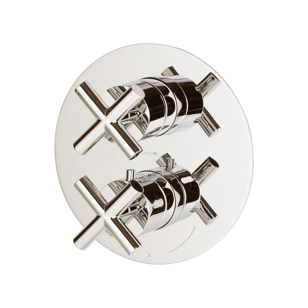 Lacava Cigno Trim Only - Thermostatic Valve with 2 Way Diverter + Off