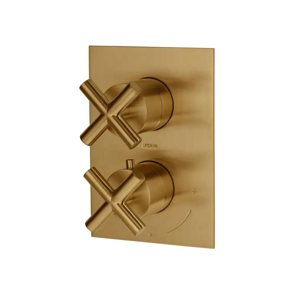 Lacava Cigno Trim Only - Thermostatic Valve with 2 Way Diverter + Off by Lacava