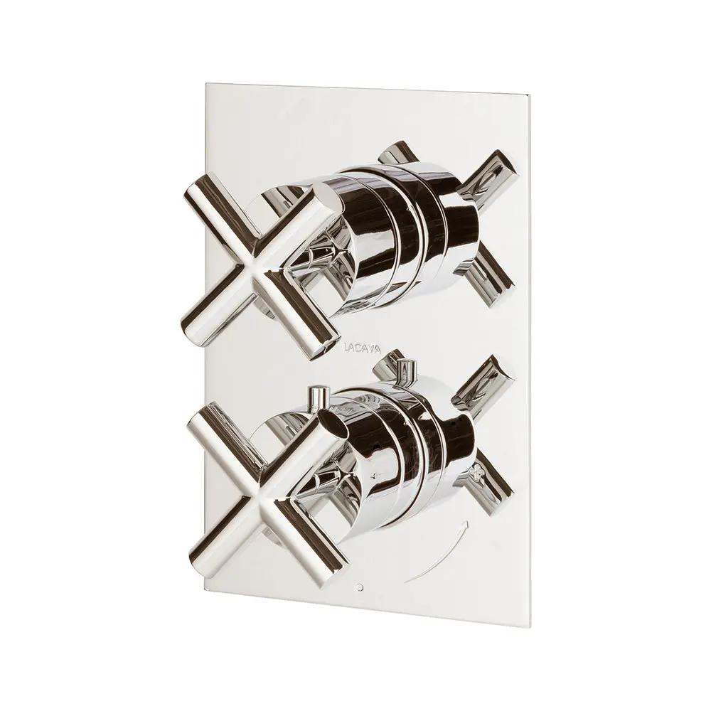 Lacava Cigno Trim Only - Thermostatic Valve with 2 Way Diverter + Off by Lacava