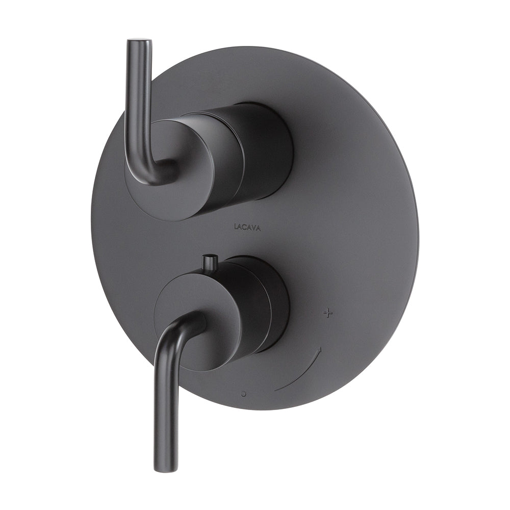Lacava Cigno Trim Only - Thermostat with 3-Way Diverter + Off