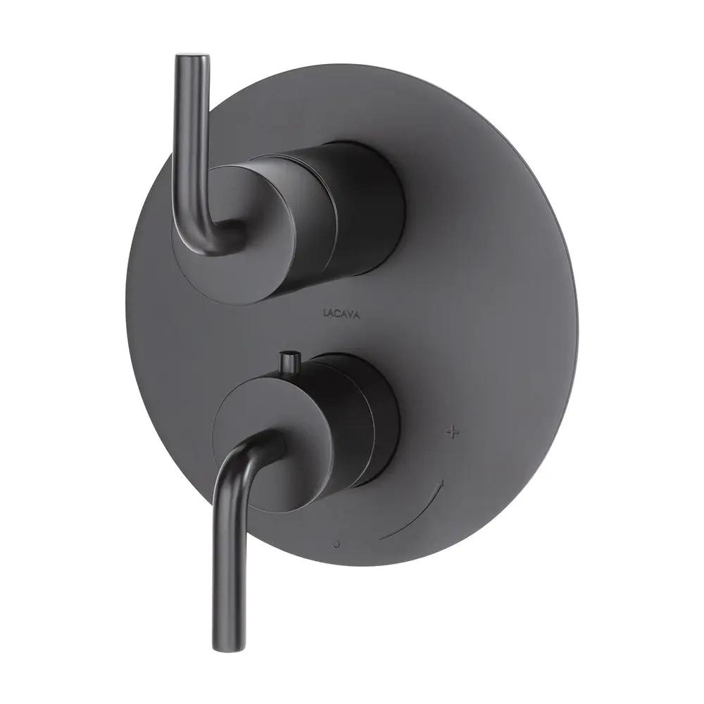 Lacava Cigno Trim Only - Thermostat with 3-Way Diverter + Off by Lacava
