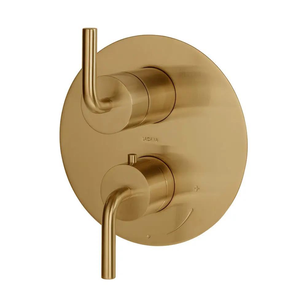 Lacava Cigno Trim Only - Thermostat with 3-Way Diverter + Off by Lacava
