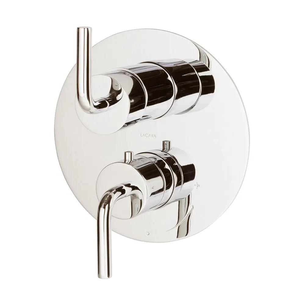 Lacava Cigno Trim Only - Thermostat with 3-Way Diverter + Off by Lacava
