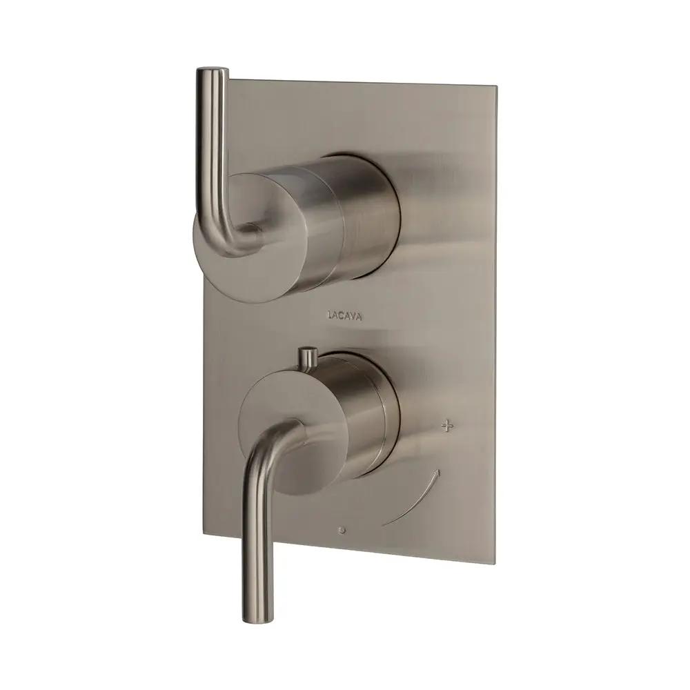 Lacava Cigno Trim Only - Thermostat with 3-Way Diverter + Off by Lacava
