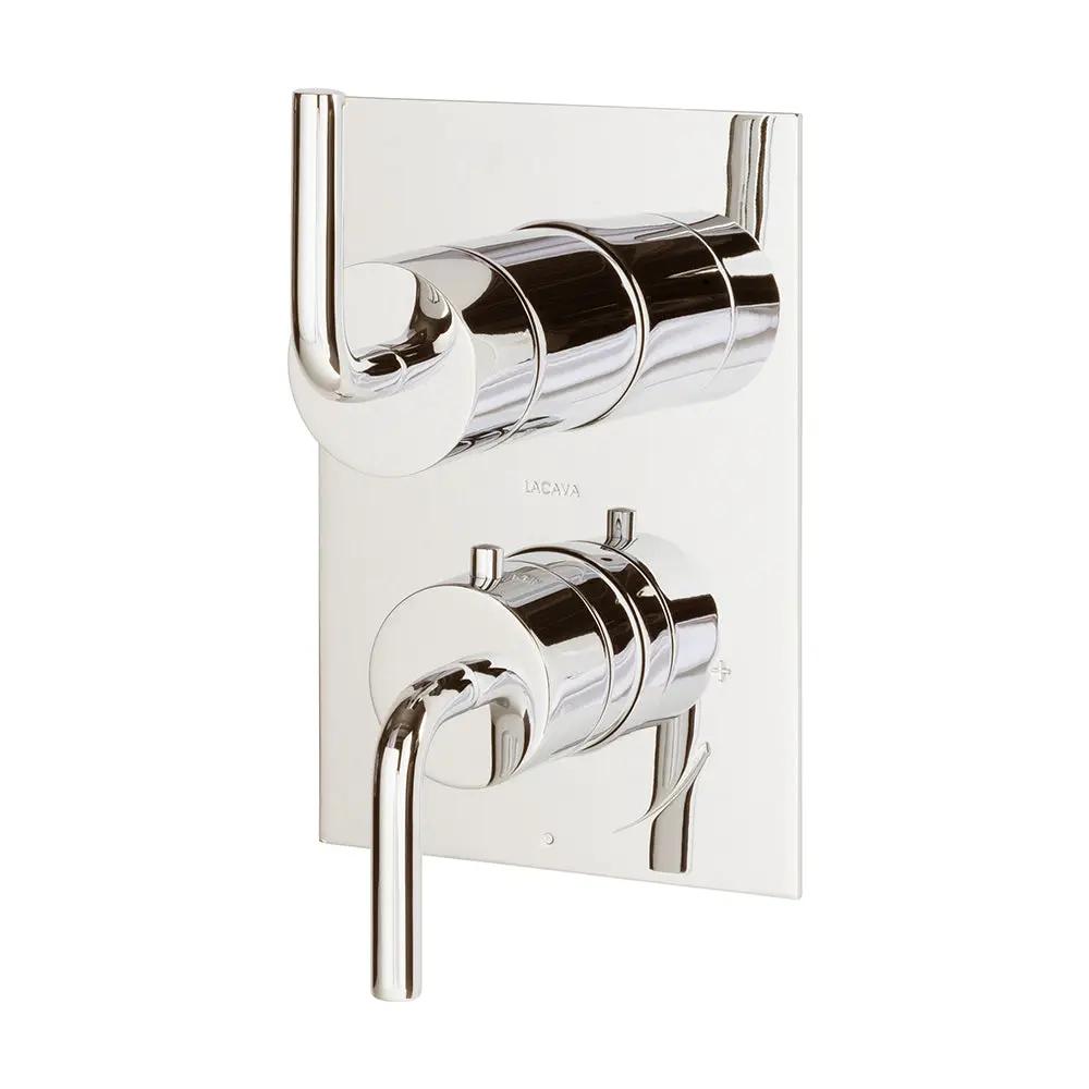 Lacava Cigno Trim Only - Thermostat with 3-Way Diverter + Off by Lacava