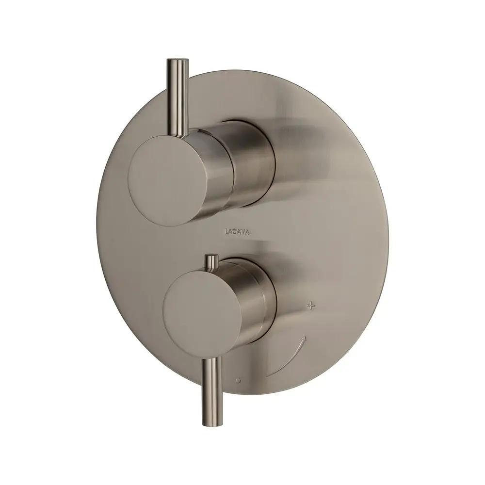 Lacava Cigno Trim Only - Thermostatic Valve with 3 Way Diverter + Off by Lacava