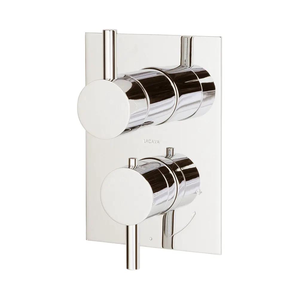 Lacava Cigno Trim Only - Thermostatic Valve with 3 Way Diverter + Off by Lacava
