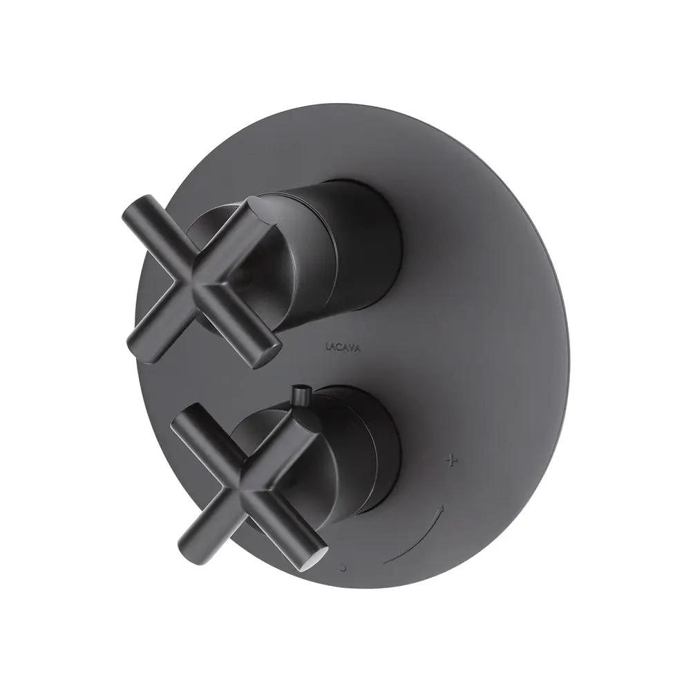Lacava Cigno Trim Only - Thermostatic Valve with 3 Way Diverter + Off by Lacava
