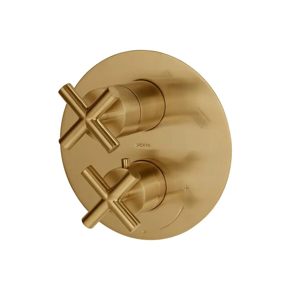 Lacava Cigno Trim Only - Thermostatic Valve with 3 Way Diverter + Off by Lacava