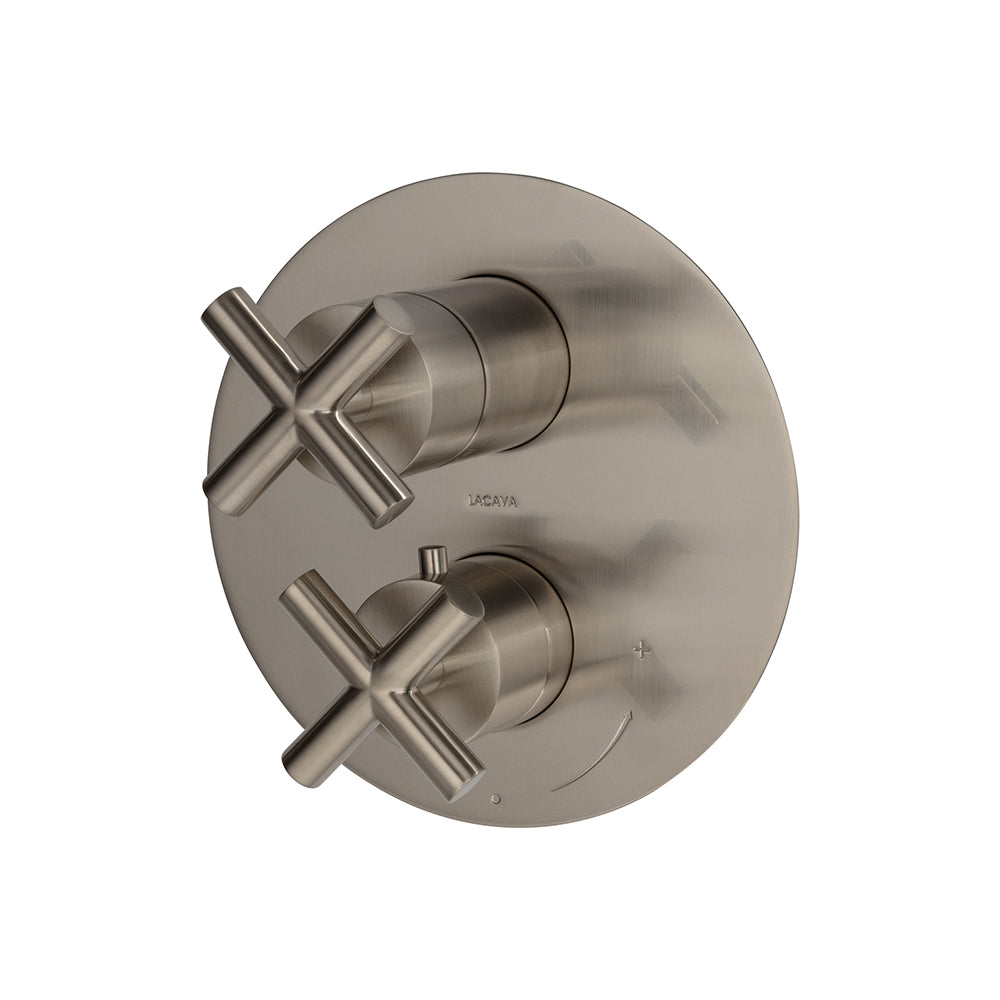 Lacava Cigno Trim Only - Thermostatic Valve with 3 Way Diverter + Off