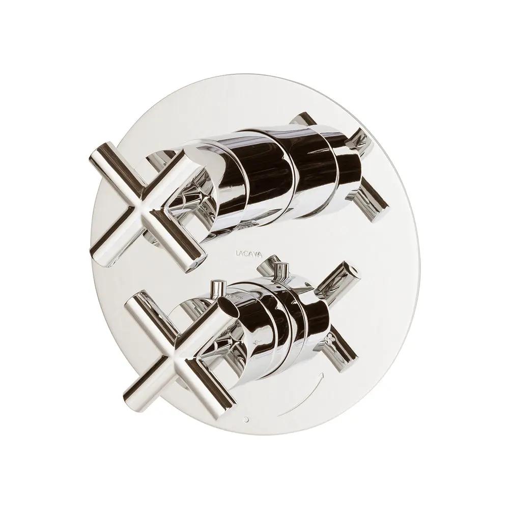 Lacava Cigno Trim Only - Thermostatic Valve with 3 Way Diverter + Off by Lacava