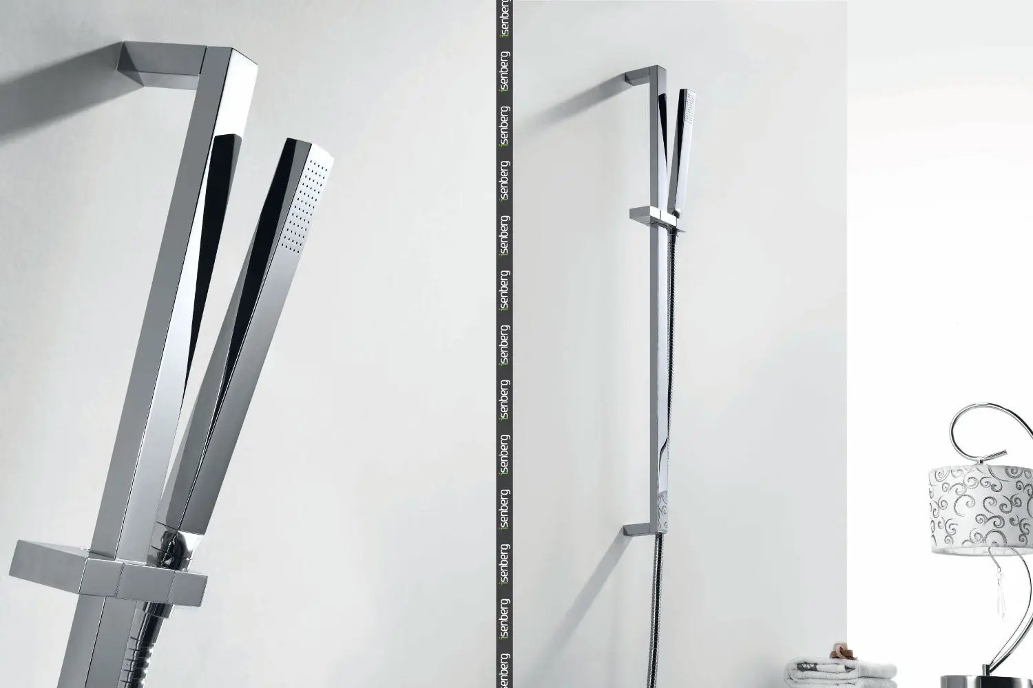 chrome shower slide bar