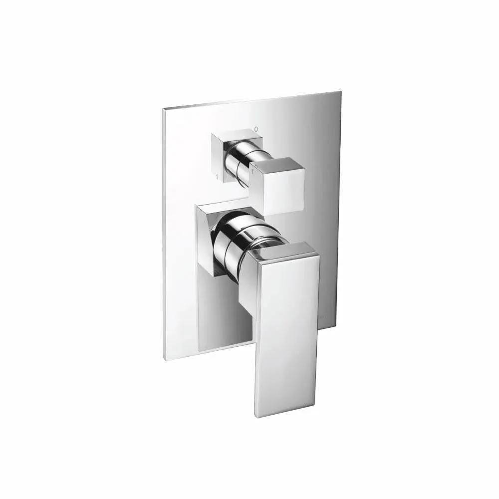 chrome shower valve