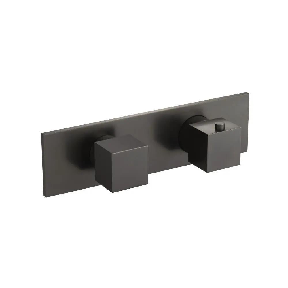 Flusso Serie 160 3/4" Horizontal Thermostatic Shower Valve / Trim - 1 Ouptut by Flusso