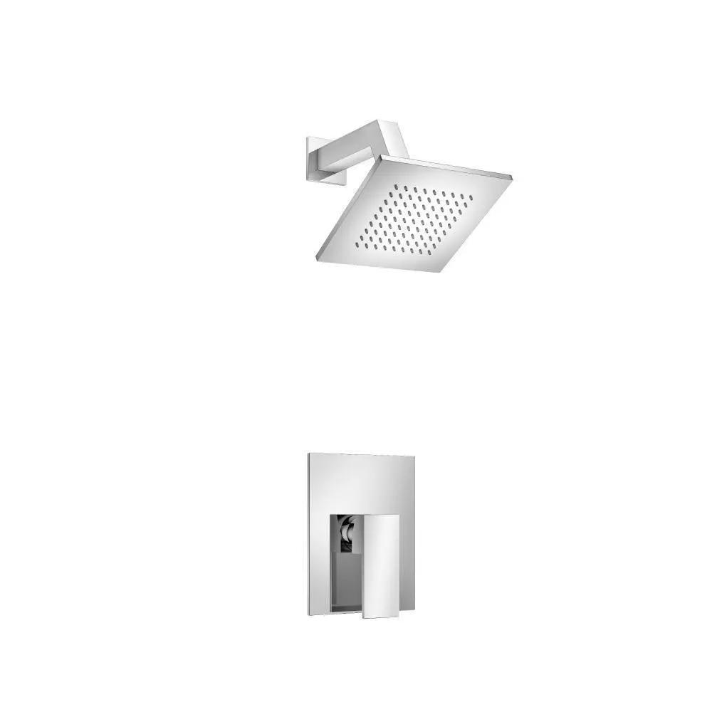 chrome shower set