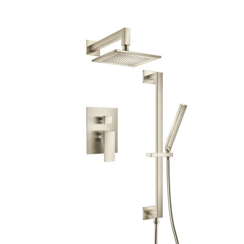 Flusso Serie 160 Two Output Shower Set with Shower Head, Hand Held and Slide Bar by Flusso