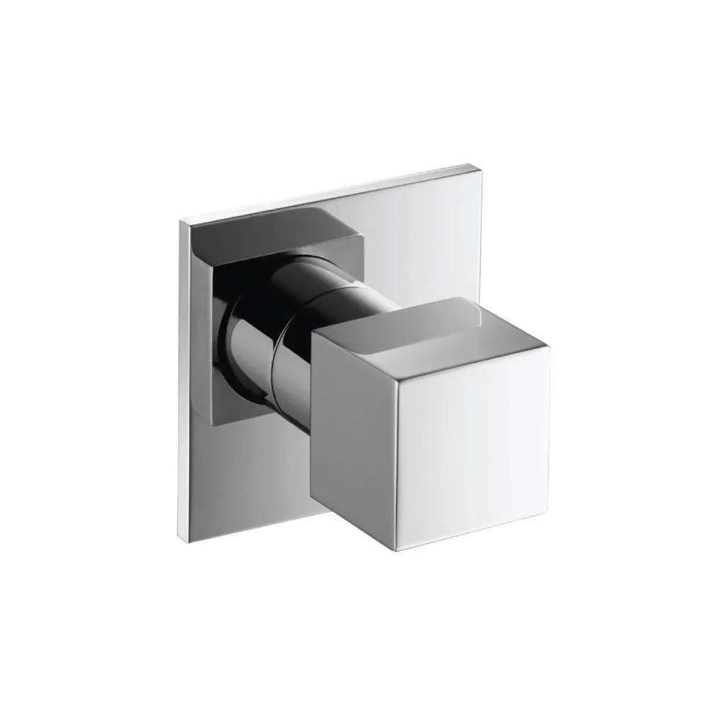chrome shower valve