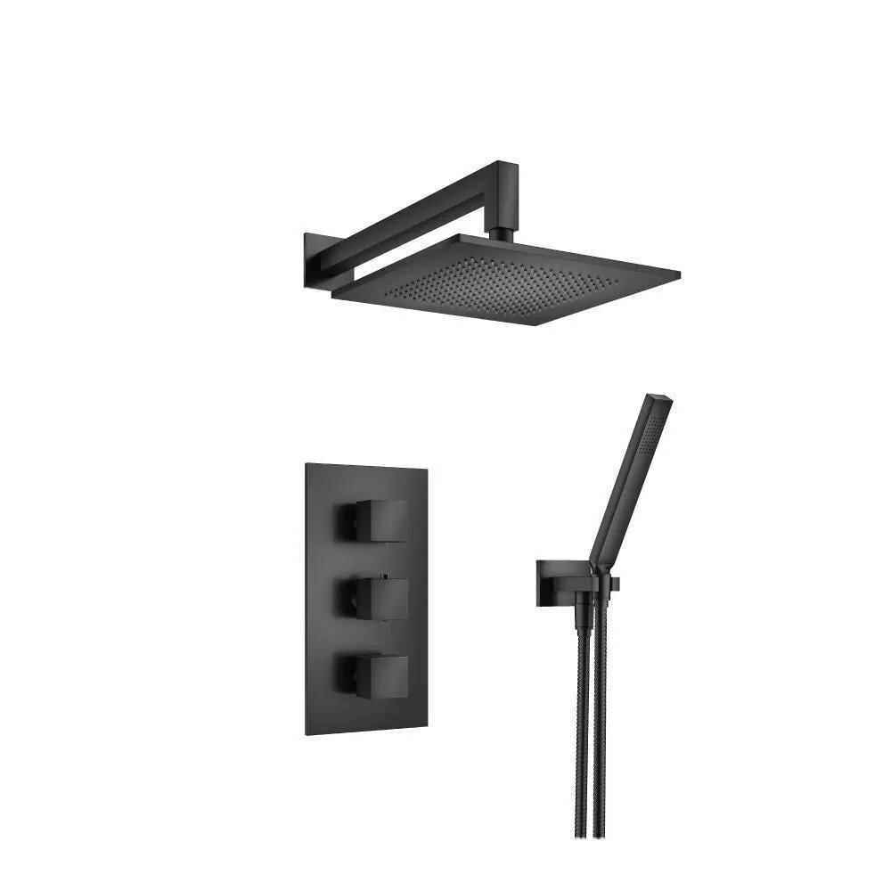 Flusso Serie 160 Two Output Shower Set with Shower Head and Hand Held by Flusso