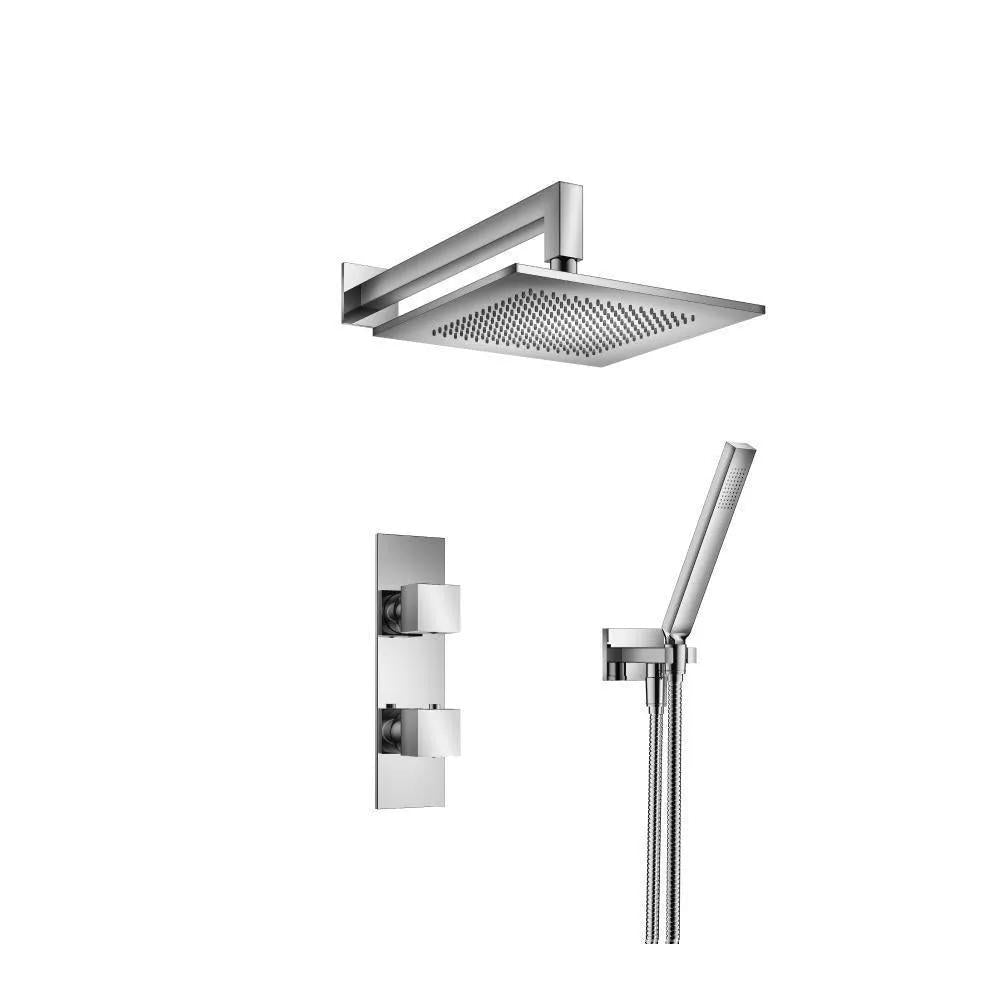 chrome shower set