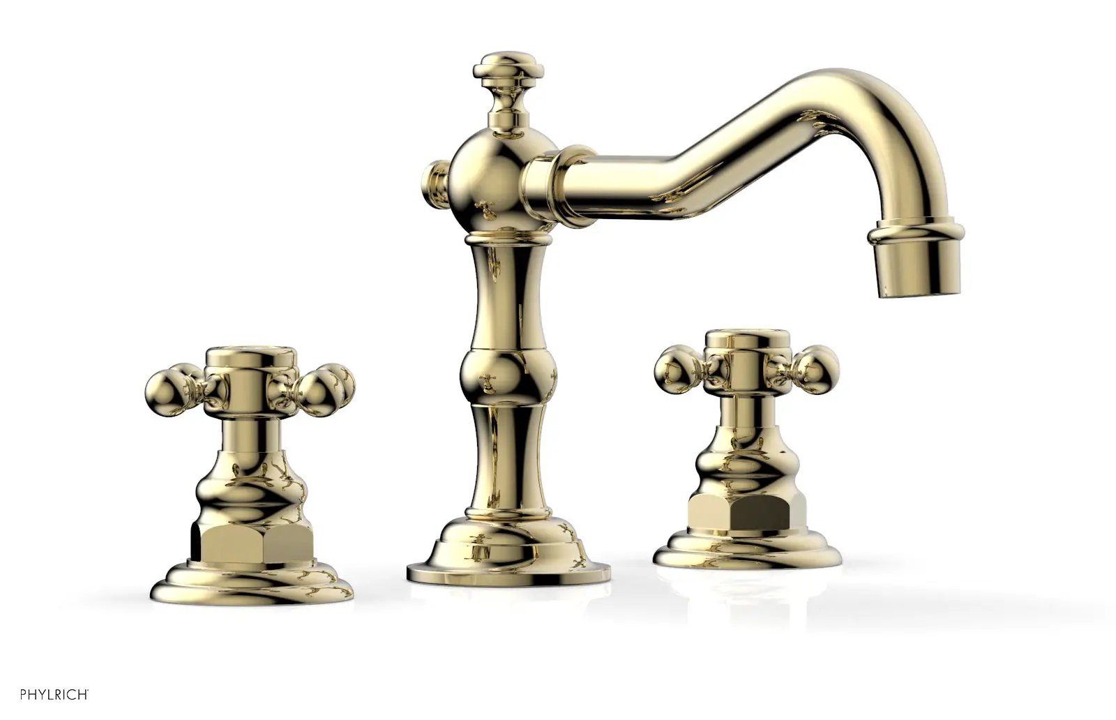 Phylrich HENRI Widespread Faucet - Cross Handles by Phylrich