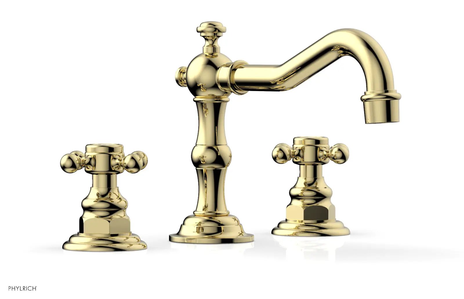 Phylrich HENRI Widespread Faucet - Cross Handles by Phylrich
