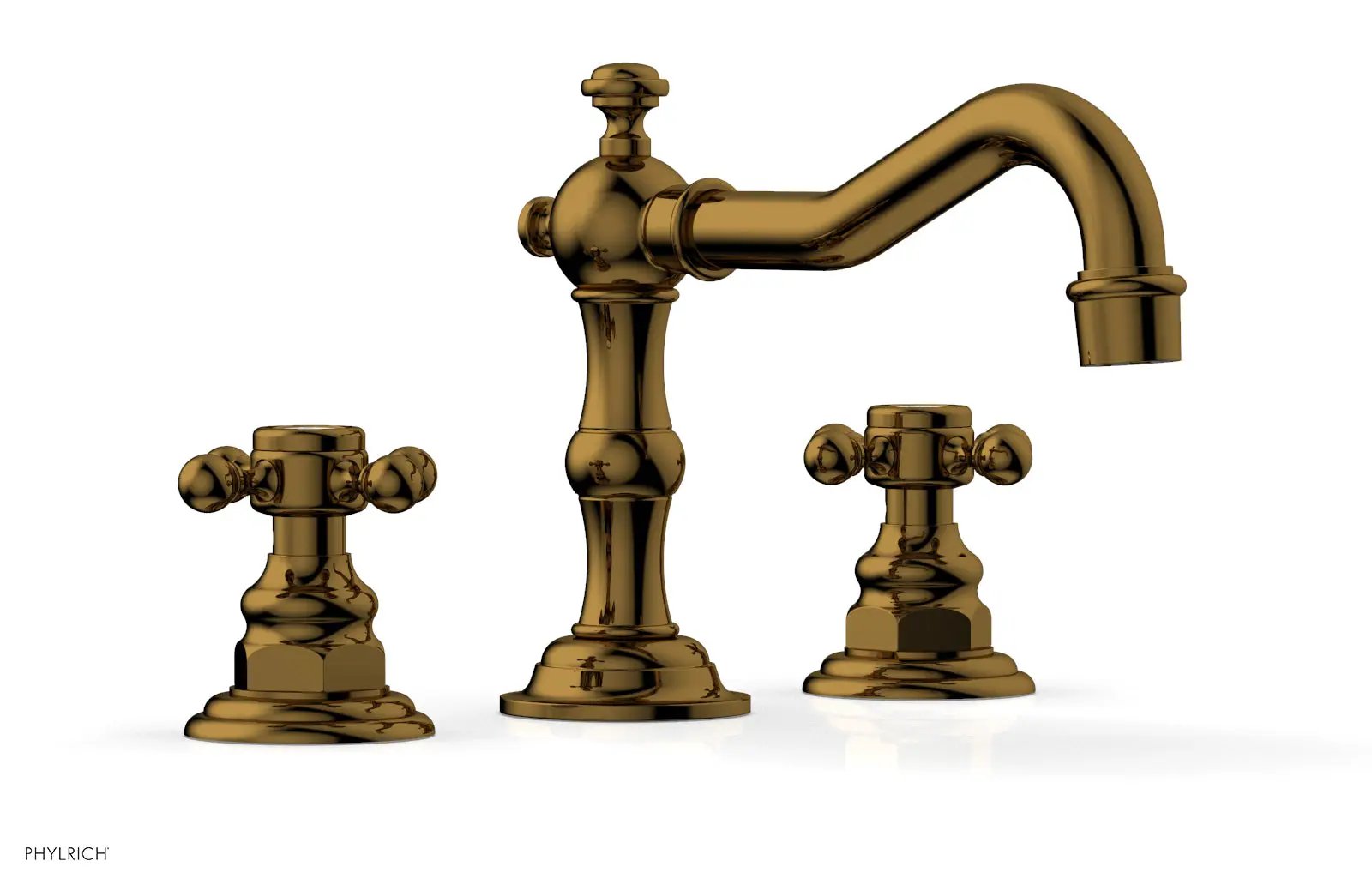 Phylrich HENRI Widespread Faucet - Cross Handles by Phylrich