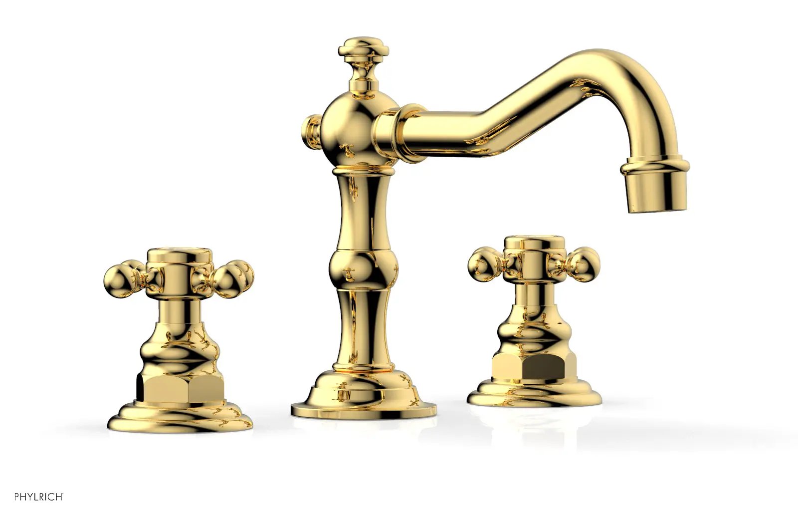 Phylrich HENRI Widespread Faucet - Cross Handles by Phylrich