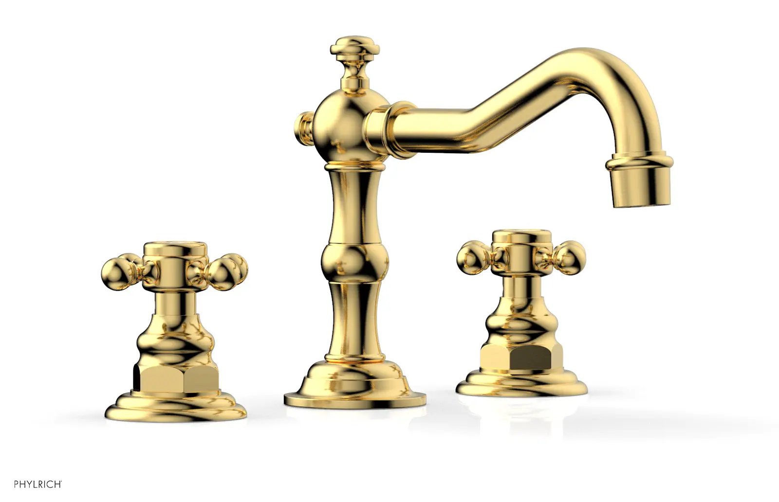 Phylrich HENRI Widespread Faucet - Cross Handles by Phylrich