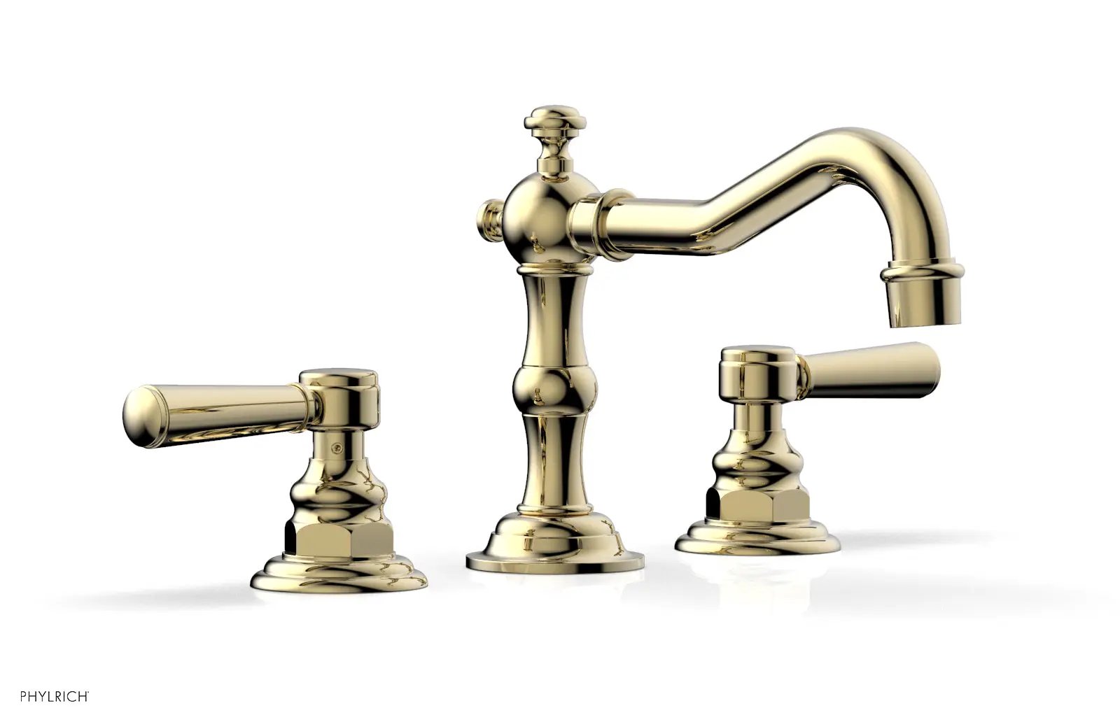 Phylrich HENRI Widespread Faucet - Lever Handles by Phylrich