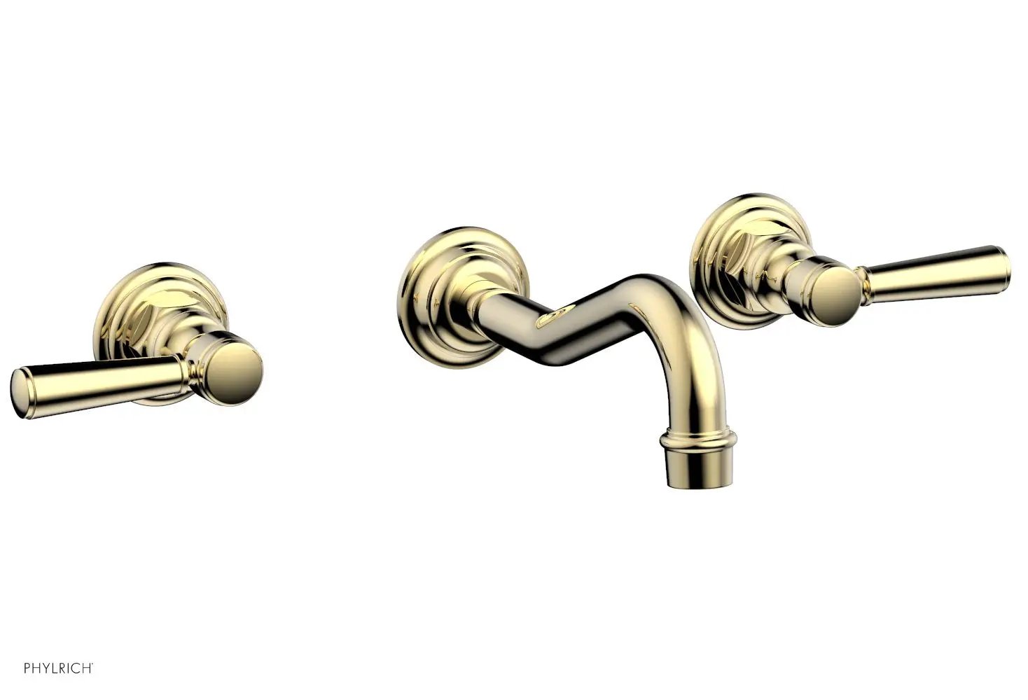 Phylrich HENRI Wall Lavatory Set - Lever Handles by Phylrich