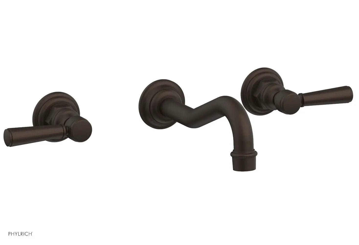 Phylrich HENRI Wall Lavatory Set - Lever Handles by Phylrich