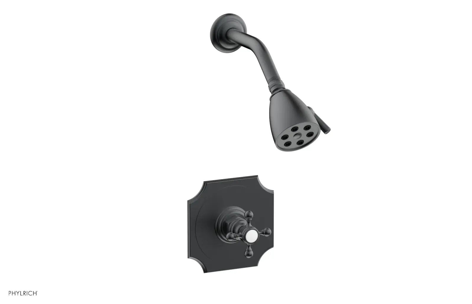 Phylrich HENRI Pressure Balance Shower Set Cross Handle by Phylrich