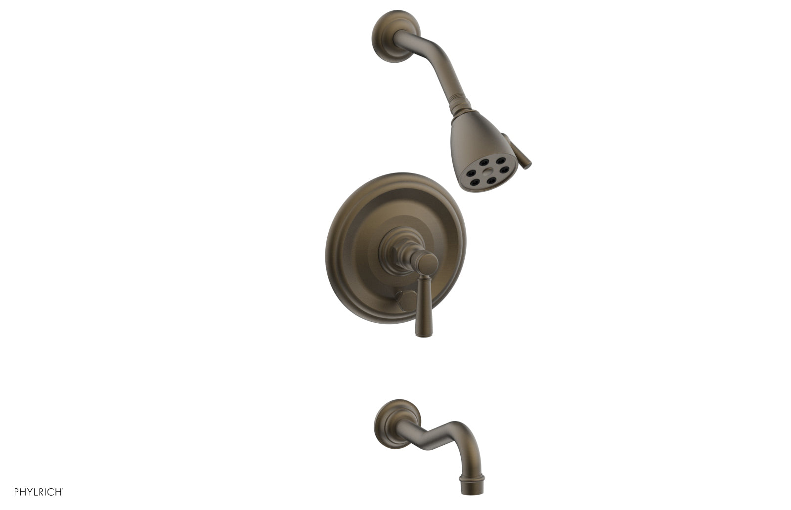 Phylrich HENRI Pressure Balance Tub and Shower Set - Lever Handle
