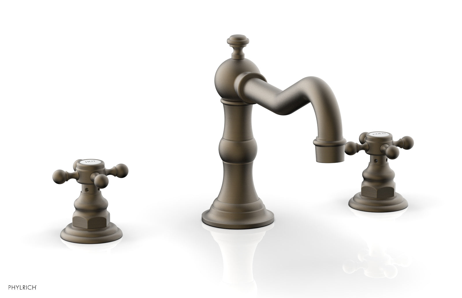 Phylrich HENRI Deck Tub Set - Cross Handle